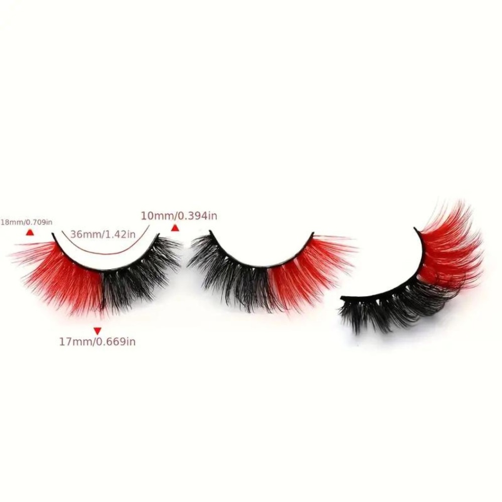 Wispy Red Lashes - Picture 3 of 5